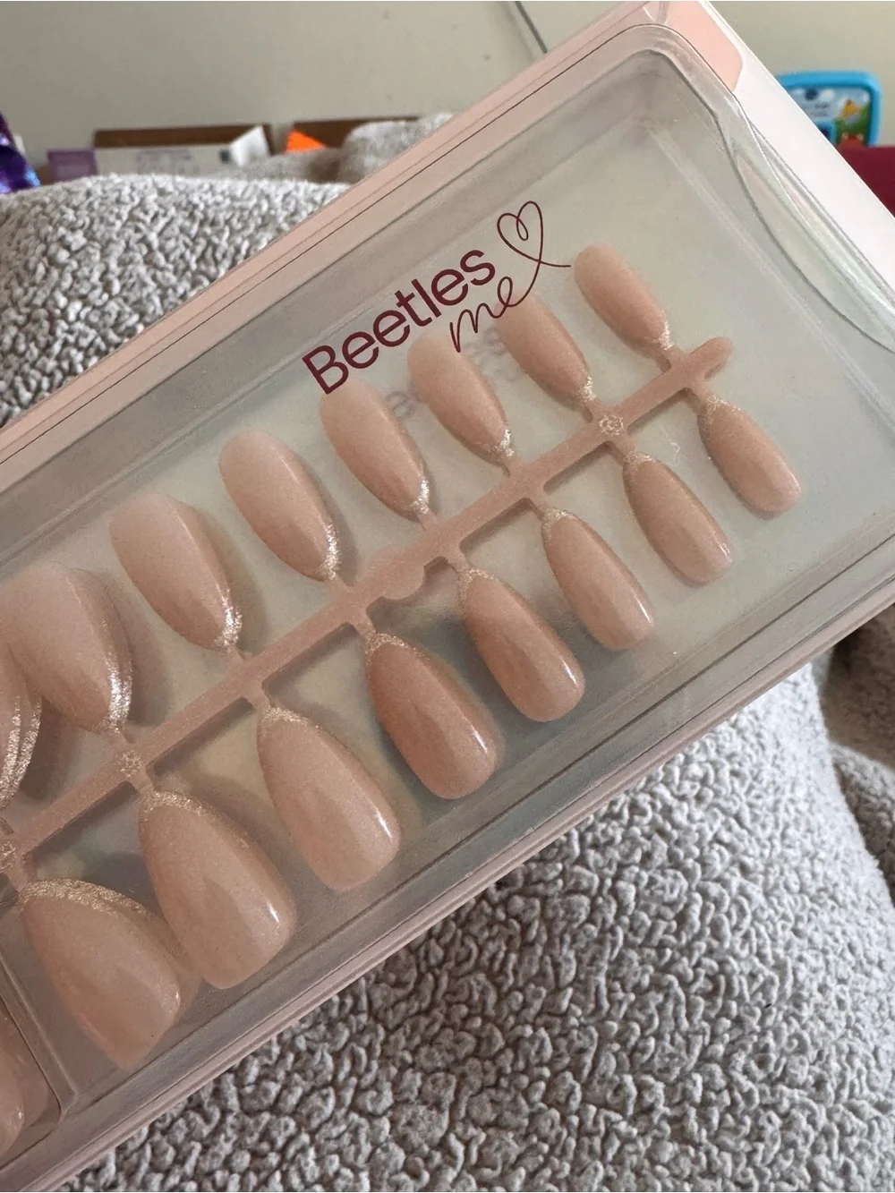 Press Plus Beetles Me Nude Press-On Nails